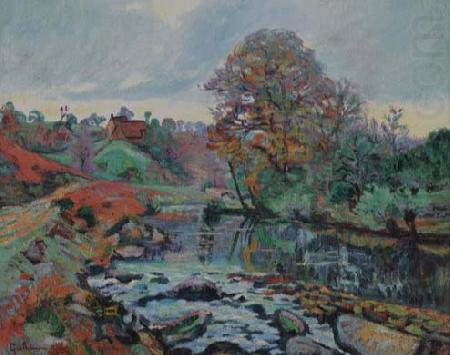 Paysage de la Creuse, vue du Pont Charraud, Armand guillaumin